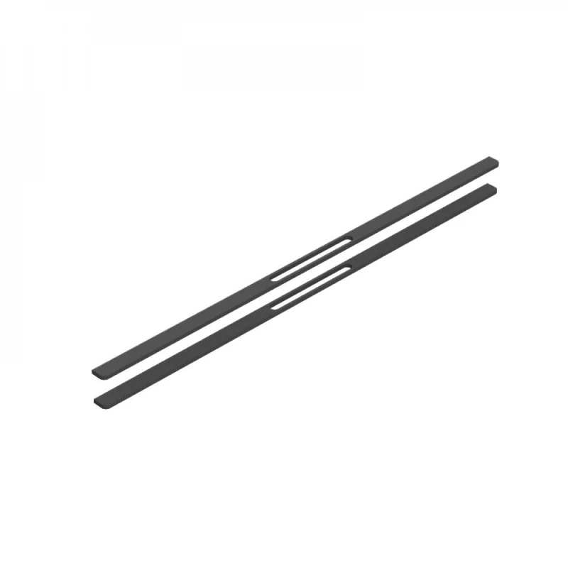 Handtag - 100 cm - Modell A - matt svart - Bath Deluxe