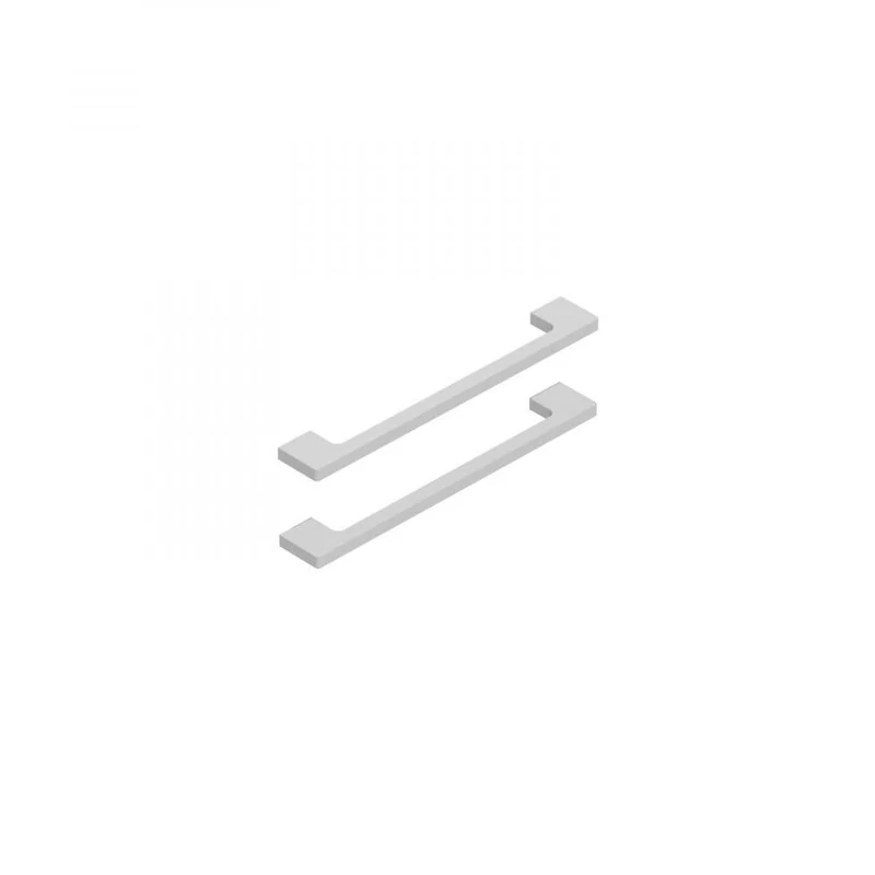 Handtag - 20 cm - Modell B - Borstad aluminium - Bath Deluxe