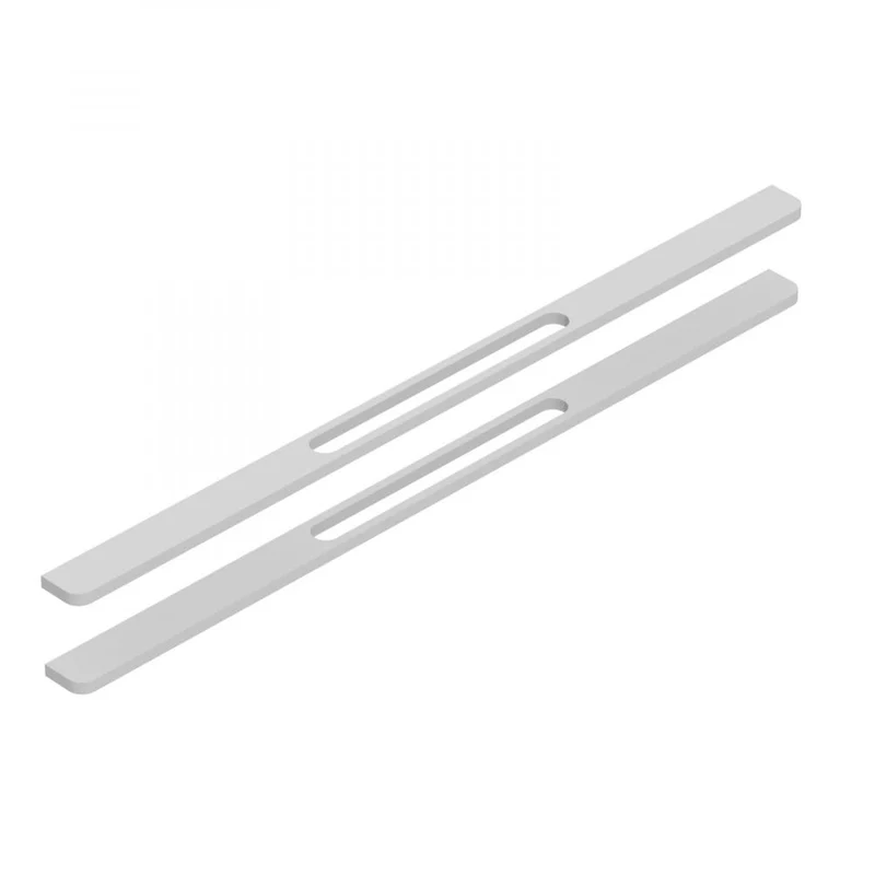 Handtag - 60 cm - Modell A - Borstad aluminium - Bath Deluxe