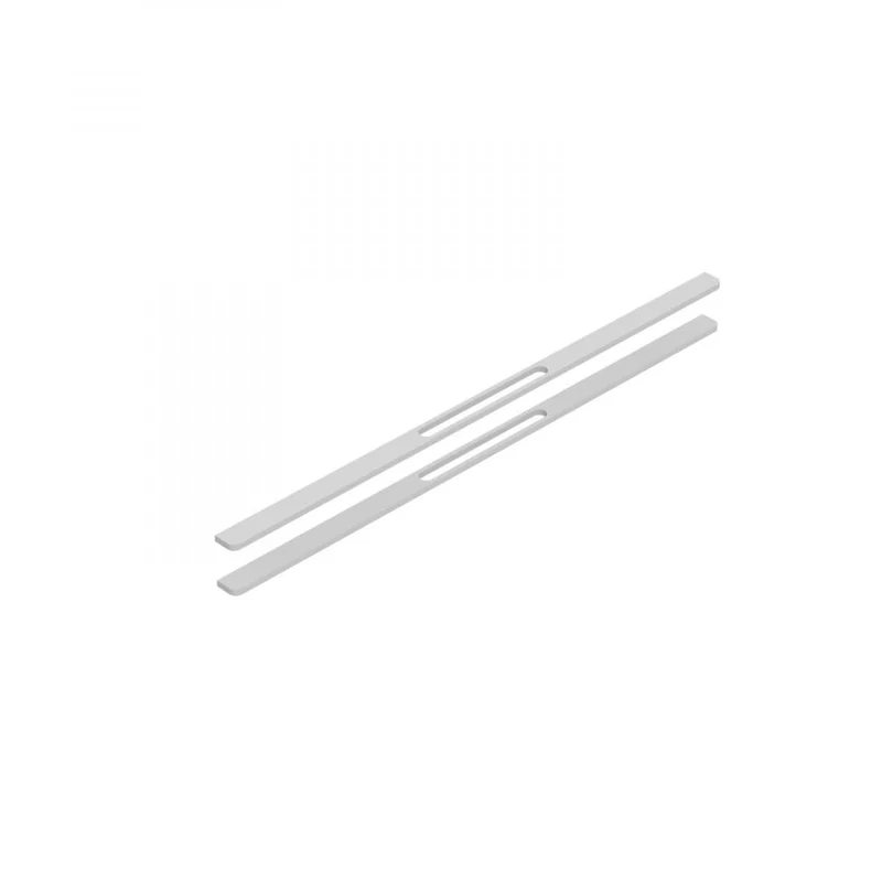 Handtag - 80 cm - Modell A - Borstad aluminium - Bath Deluxe