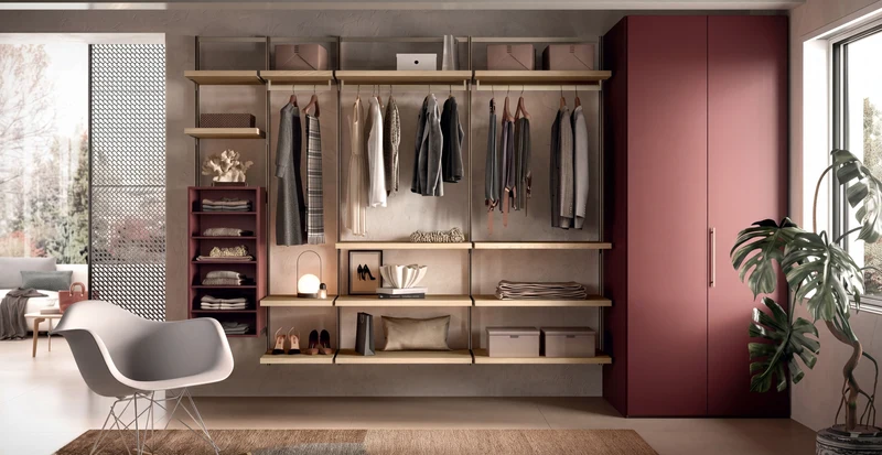 Wall Mounted Cabins Walk-In Wardrobe Orion Linear O424