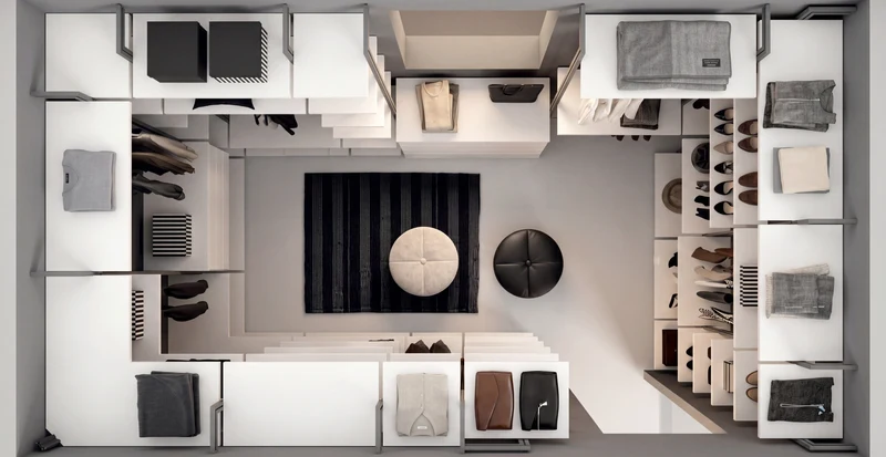 Cabin With Masts Virgo Walk-In Closet V327