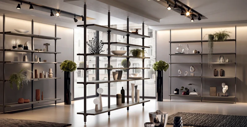 Cabin With Masts Virgo Walk-In Closet with Double-Sided Elements V325