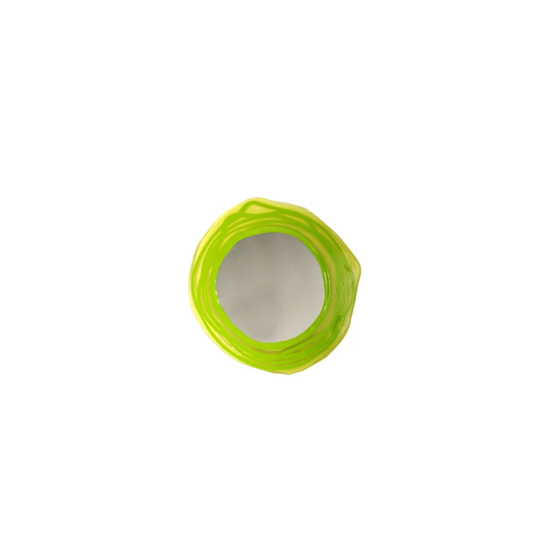 Resin Mirror ROUND MIRROR Yellow by Gaetano Pesce for Fish Design