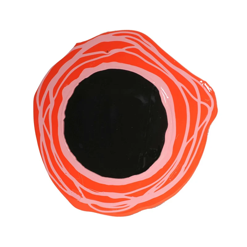 Resin Mirror ROUND MIRROR Pink by Gaetano Pesce for Fish Design