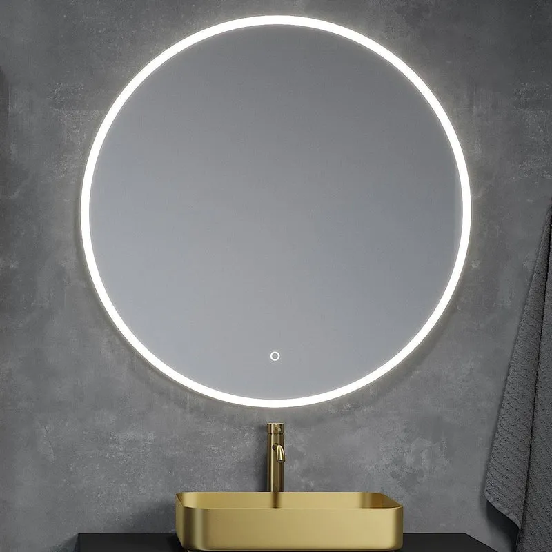 Rund LED-spegel - Ø100 cm - dimbar med kallt/varmt ljus - Fornæs