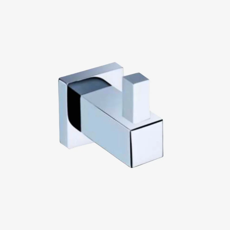 Argon Square Wall Mounted Robe Hook 45 × 185 mm