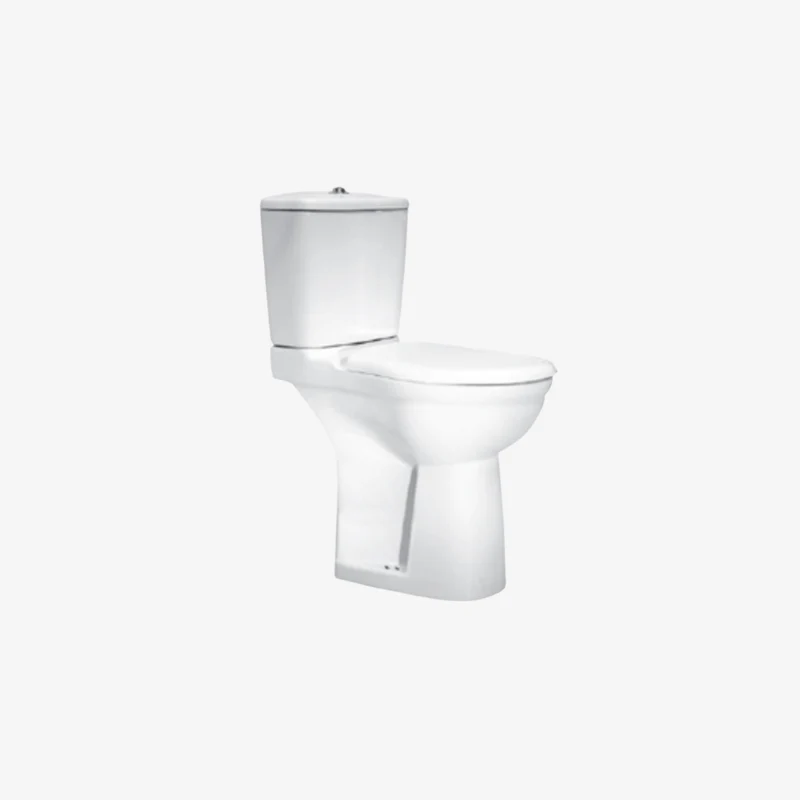 Ideal Standard San Remo White Glossy Vitreous China Floor Standing Close-Coupled P-Trap Raised WC Bowl 360 x 715 x 470 mm