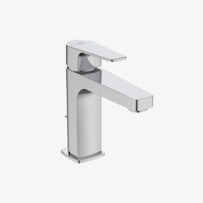 Ideal Standard Cerafine D Brass Deck-Mounted Chrome Basin Mixer H105 with Pop-Up Waste 180 x 50 x 159 mm