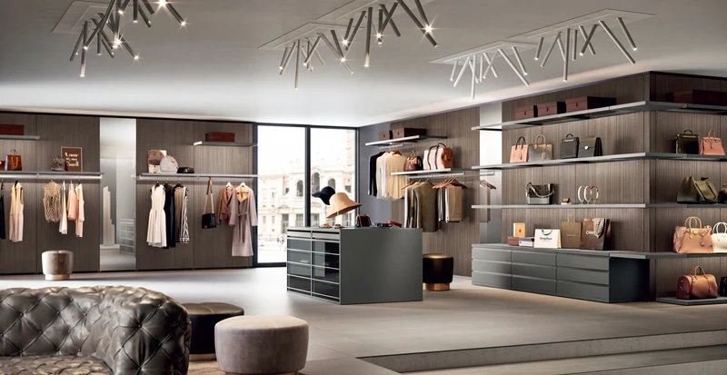 Rack Cabins Gemini Walk-In Closet in Boutique Version G227