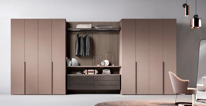 Rack Cabins Gemini Walk-In Closet Between Two Hinged Wardrobes G225