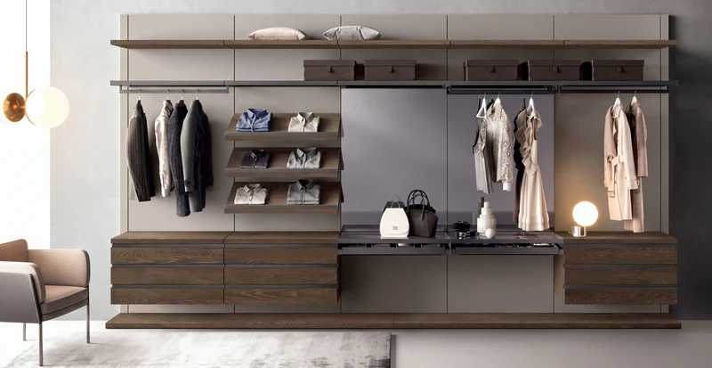 Rack Cabins Gemini Linear Walk-in Closet G222