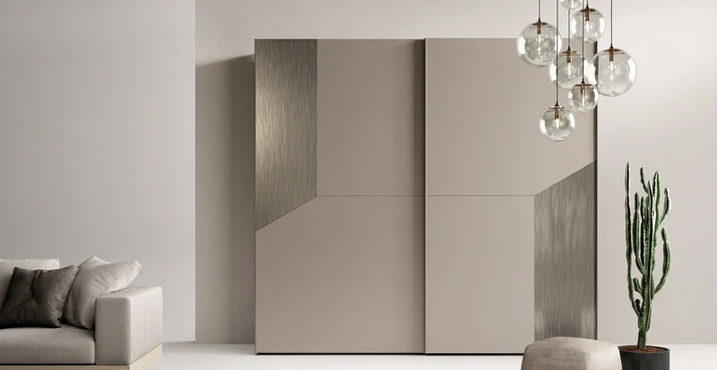 Grecale Wardrobe with Sliding Doors S155
