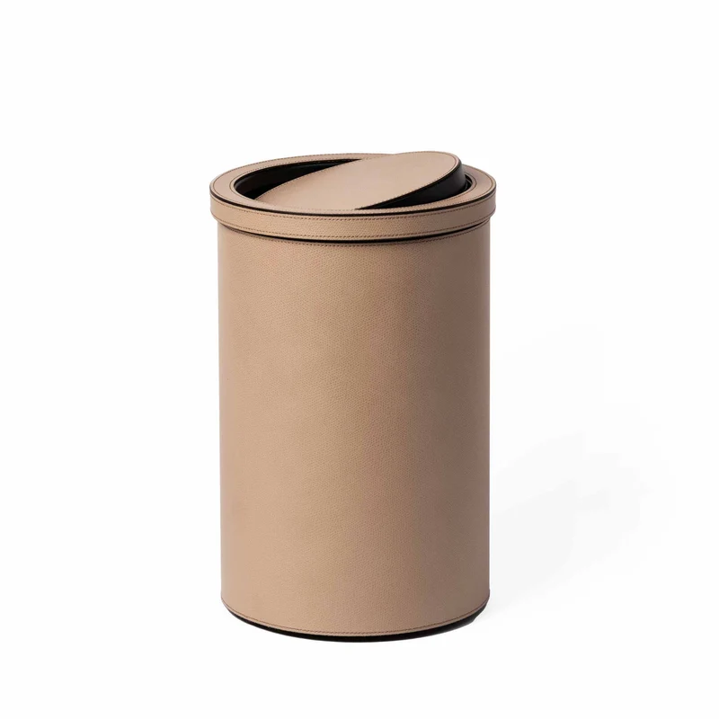 Leather Tilting Lid BIN by Pinetti