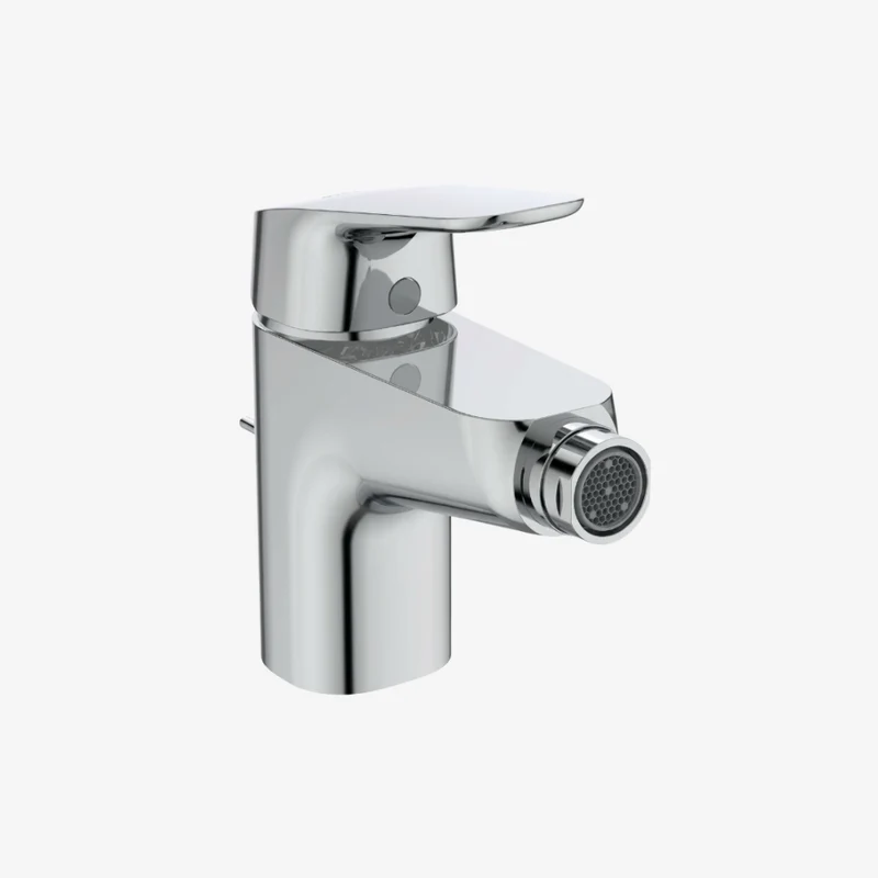 Ideal Standard Ceraflex Brass Rim & Deck Mounted Bidet Mixer Chrome 47 x 144 x 135 mm