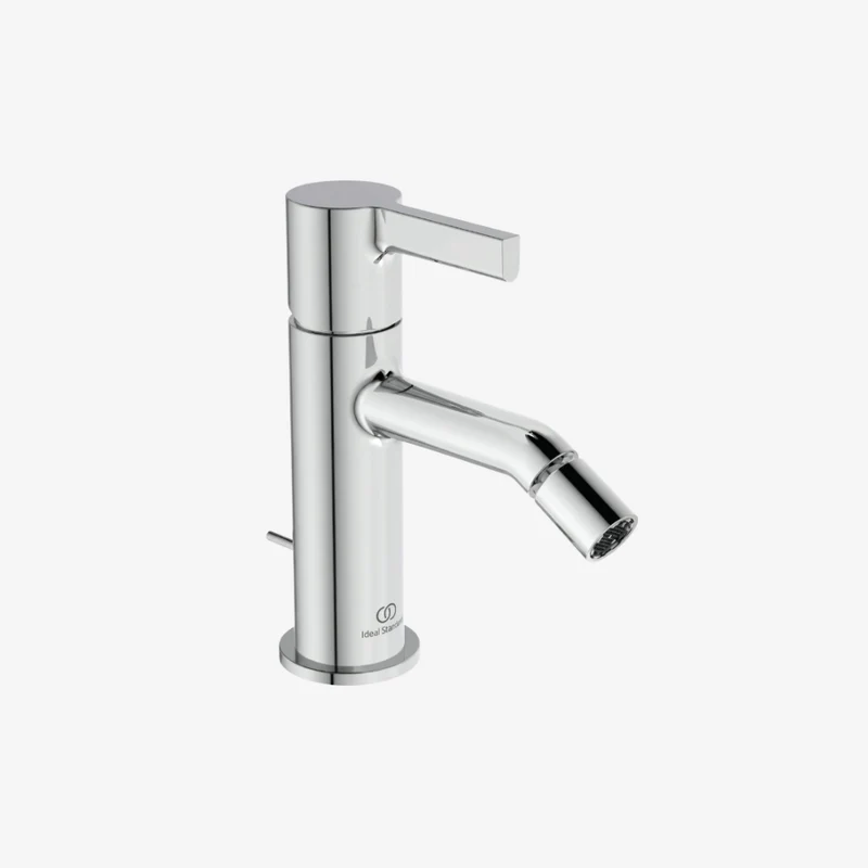 Ideal Standard Joy Brass Rim & Deck Mounted Bidet Mixer Chrome 55 x 143 x 148 mm
