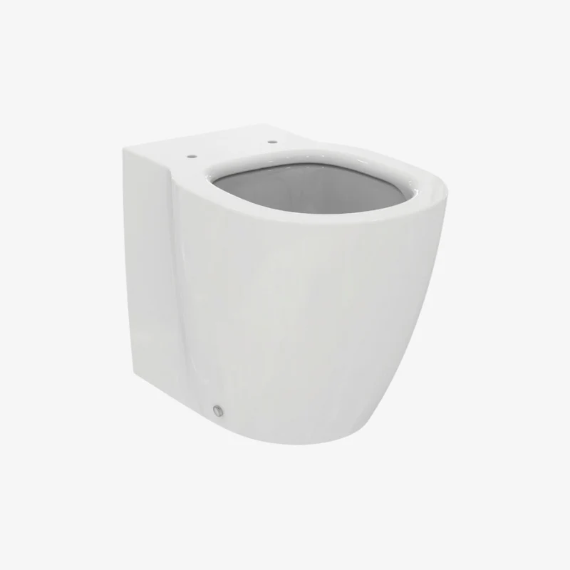 Ideal Standard Connect White Glossy Floor Mounted Back-to-Wall Toilet Bowl 550 x 370 x 400 mm