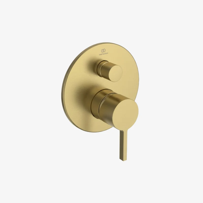 Ideal Standard Joy Round Wall Mounted Built-In Bath & Shower Mixer with Diverter 95 x 163 x 195 mm