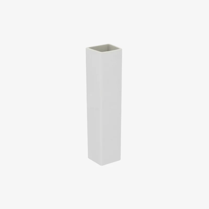 Ideal Standard Conca White Glossy Fine Fireclay Ceramic Floor-Mounted Full Pedestal for Round Vessel Basin 185 x 170 x 755 mm