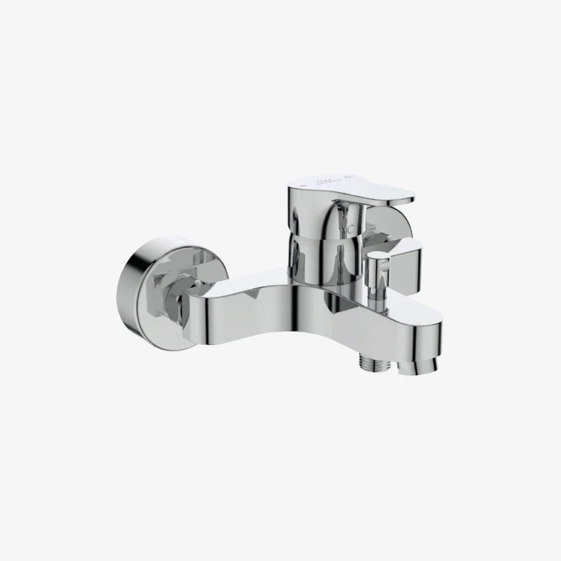 Cerabase Exposed Bath & ShowIdeal Standard Cerabase Chrome Brass Wall Mounted Exposed Bath & Shower Mixer 207 x 179 x 118 mmer Mixer