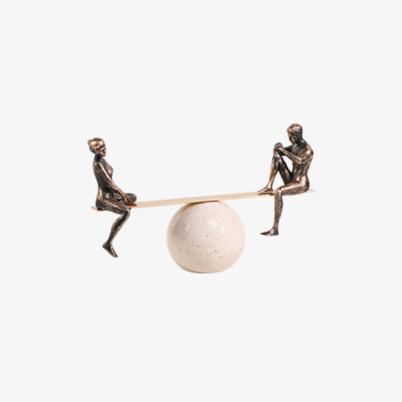 Ambiente Balance Duo Abstract Sculpture 300 × 100 × 180 mm