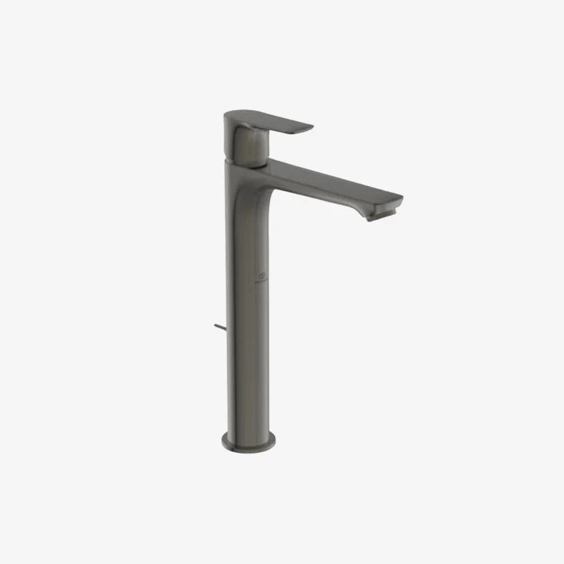 Ideal Standard Connect Air Brass Deck-Mounted Tall Basin Mixer with Flexible Hoses & Pop-Up Waste 204 x 48 x 296 mm