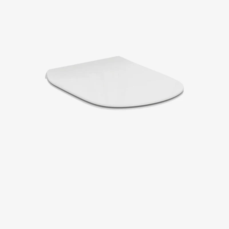 Ideal Standard Tesi White Duroplast Thin Soft-Close Toilet Seat & Cover 450 x 370 x 45 mm