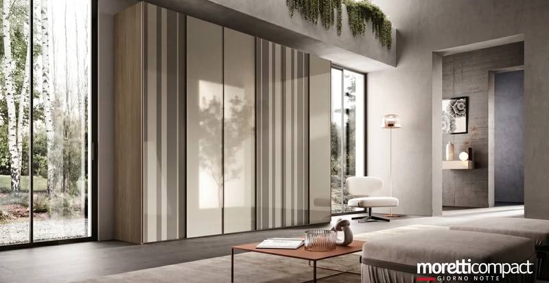 Levante and Levante Wardrobe with Hinged Doors B375