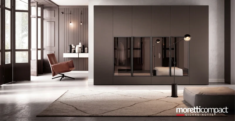 Libeccio and Foehn Wardrobe with Hinged Doors B372