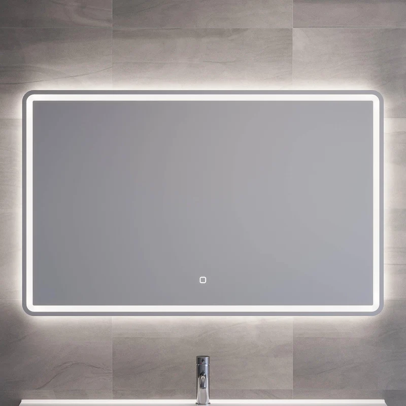 Rektangulär LED-spegel 120x75 cm - med belysning - Tårs