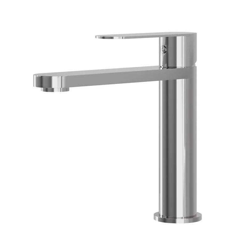 Tvättställsblandare i modern design 17,3 cm - Krom - Tårnby