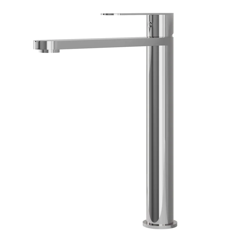 Tvättställsblandare i modern design - hög modell 27,3 cm - Krom - Tårnby
