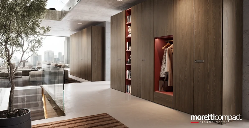 Libeccio Wardrobe with Hinged Doors B359