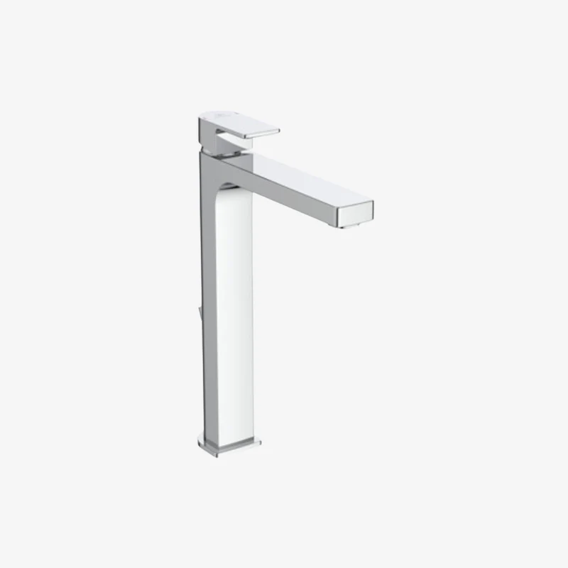 Ideal Standard Edge Brass Deck-Mounted Tall Basin Mixer Chrome with Pop-Up Waste 289 x 48 x 215 mm