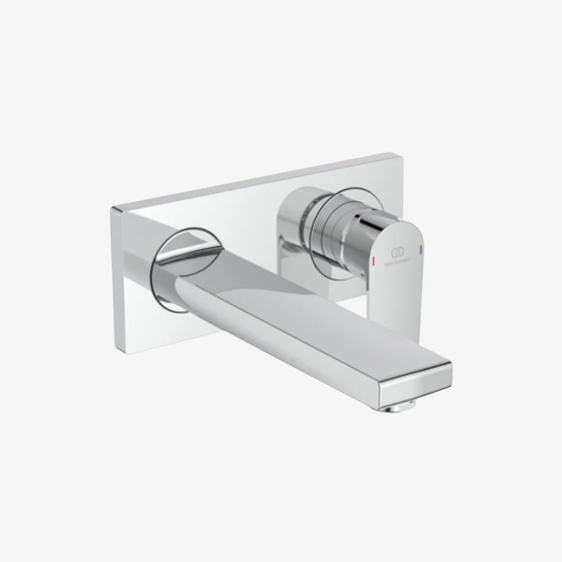 Ideal Standard Edge Brass Concealed Wall-Mounted Basin Mixer Kit 2 Chrome 193 x 101.5 x 209 mm