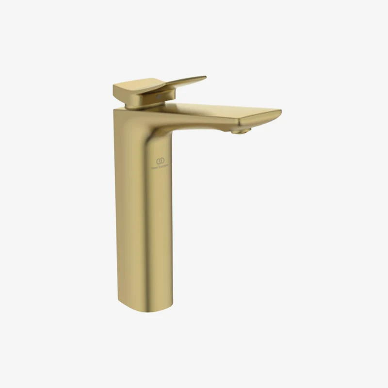 Ideal Standard Conca Brass Deck-Mounted Tall Basin Mixer 5 L/min with Pop-Up Waste 246 x 48 x 218 mm