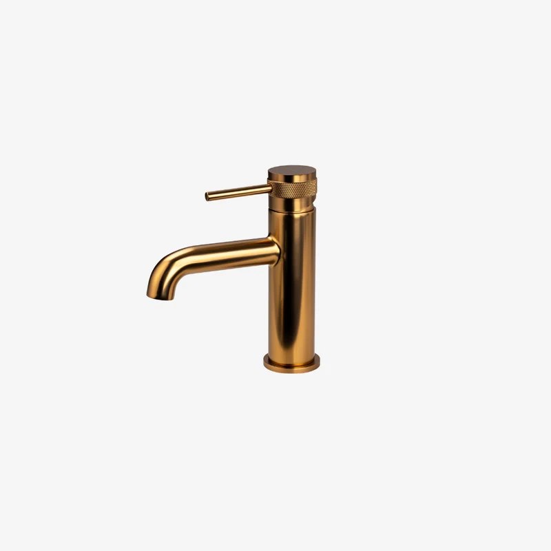 CLEA Spain Round Solid Brass Basin Mixer with Pop-Up Waste 60 x 210 mm