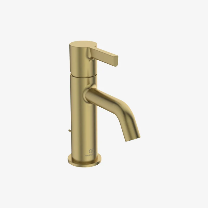 Ideal Standard Joy Solid Brass Deck-Mounted Basin Mixer with Flexible Hoses & Pop-Up Waste 159 x 48 x 168 mm
