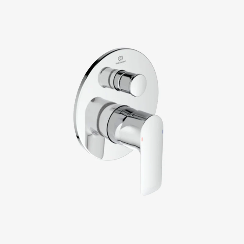 Ideal Standard Connect Air Brass Round Wall Mounted Built-In Bath & Shower Mixer Kit 2 Easy Box 90 x 163 x 192 mm