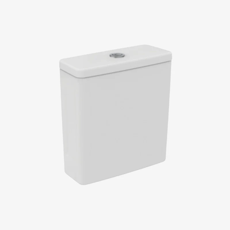 Ideal Standard i.life S Vitreous China Close-Coupled Glossy White Toilet Cistern with 4.5/3L Dual Flush & Bottom Inlet 390 x 365 x 150 mm