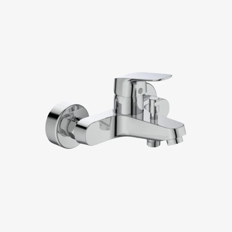 Ideal Standard Ceraflex Chrome Brass Wall Mounted Single Lever Exposed Bath & Shower Mixer 175–184 x 207 x 123 mm