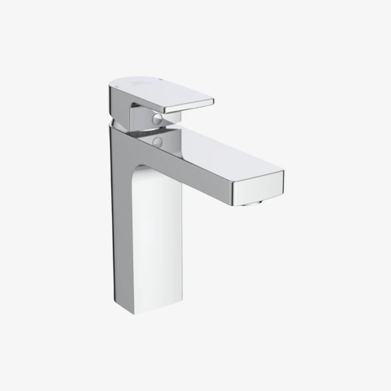 Ideal Standard Edge Grande Brass Chrome Basin Mixer with Pop-Up Waste 195 x 50 x 182 mm