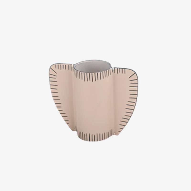 Ambiente PU Leather & Glass Decorative Holder