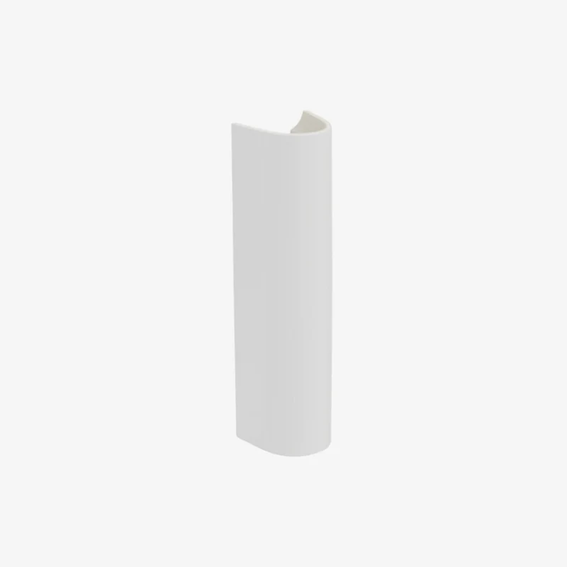 Ideal Standard Ecco Vitreous China Floor-Mounted Glossy White Full Pedestal for Wash Basin 165 x 185 x 680 mm