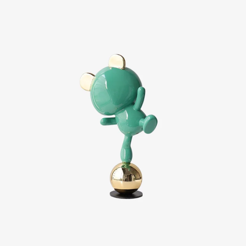 Ambiente Resin & Metal Reflective Balancing Sculpture 22 × 13 × 37 cm