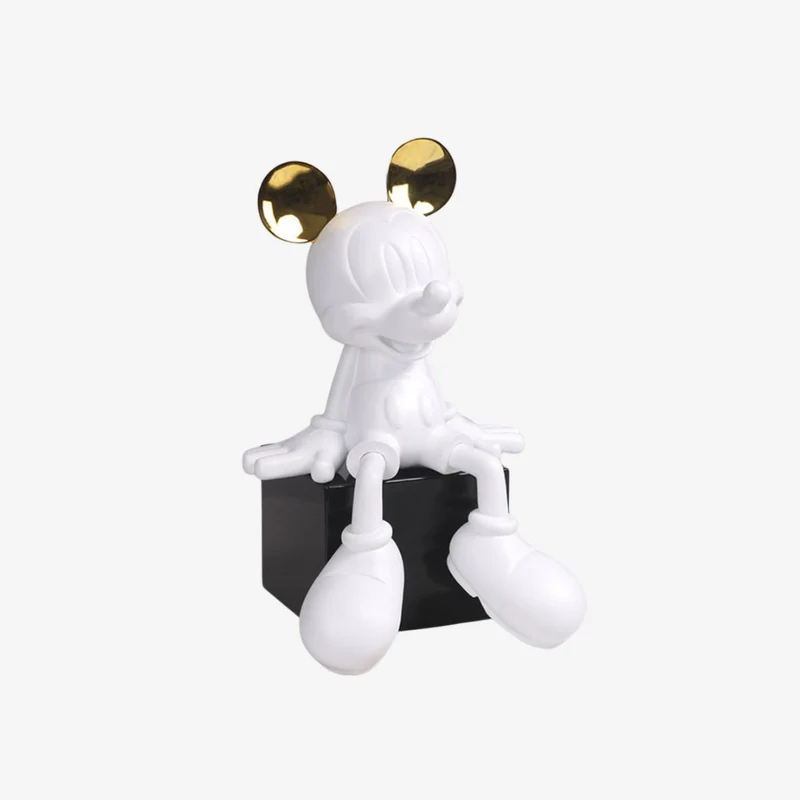 Ambiente Gold Resin Cartoon Sculpture 15 × 12 × 25 cm