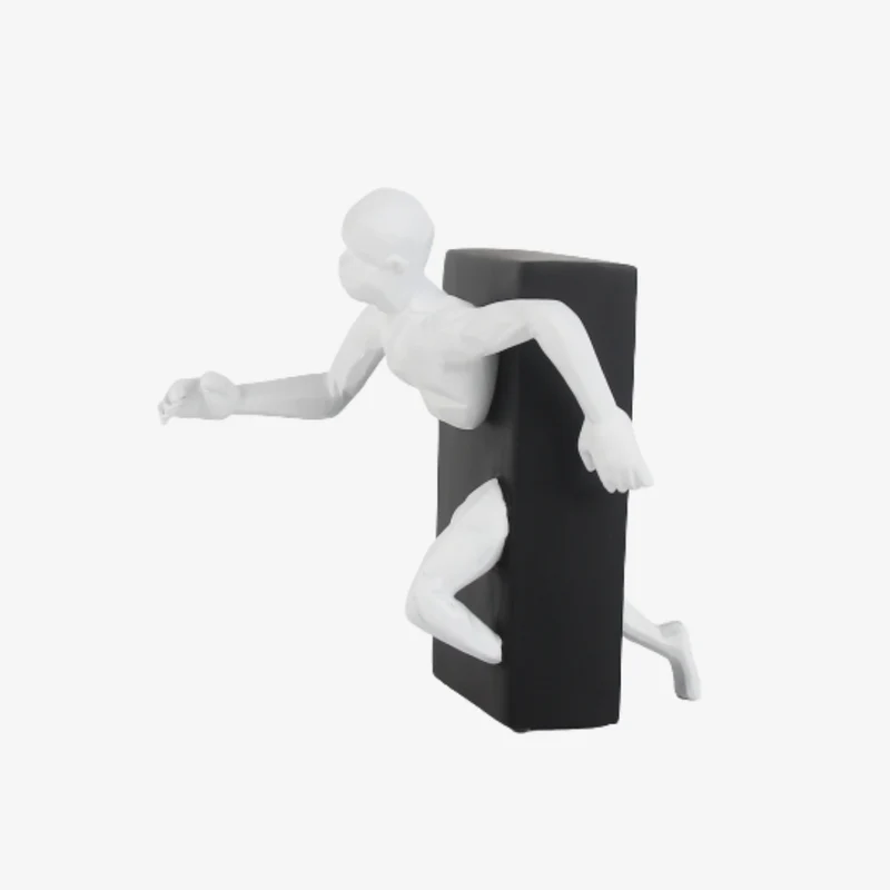 Ambiente Resin Abstract Human Sculpture 17 × 25 × 26 cm