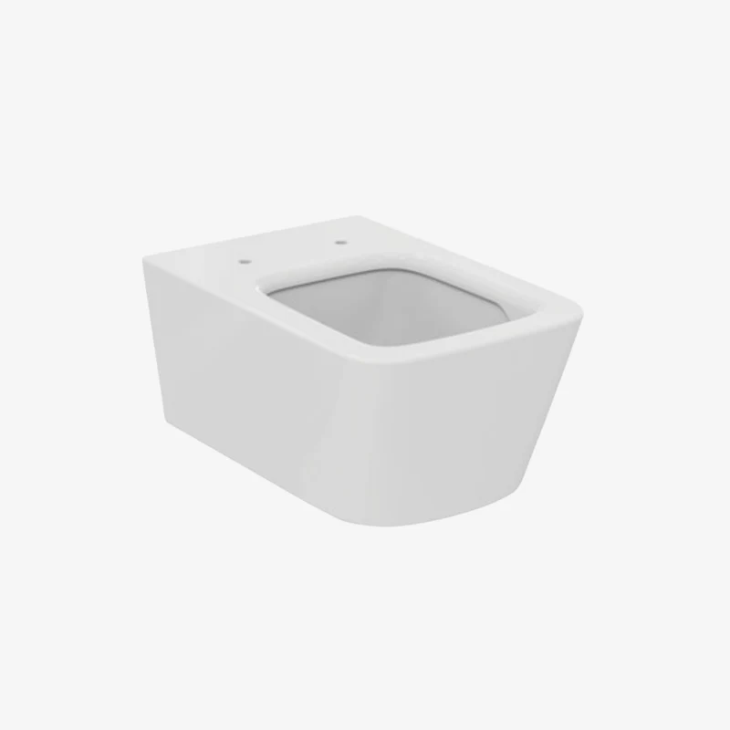 Ideal Standard Blend Cube White Ceramic Wall Hung Toilet Bowl 545 x 360 x 345 mm