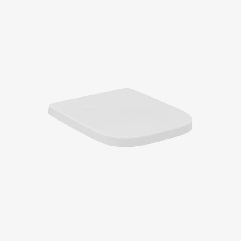 Ideal Standard i.life A Gloss White Plastic Wrapover Toilet Seat & Cover without Soft-Close