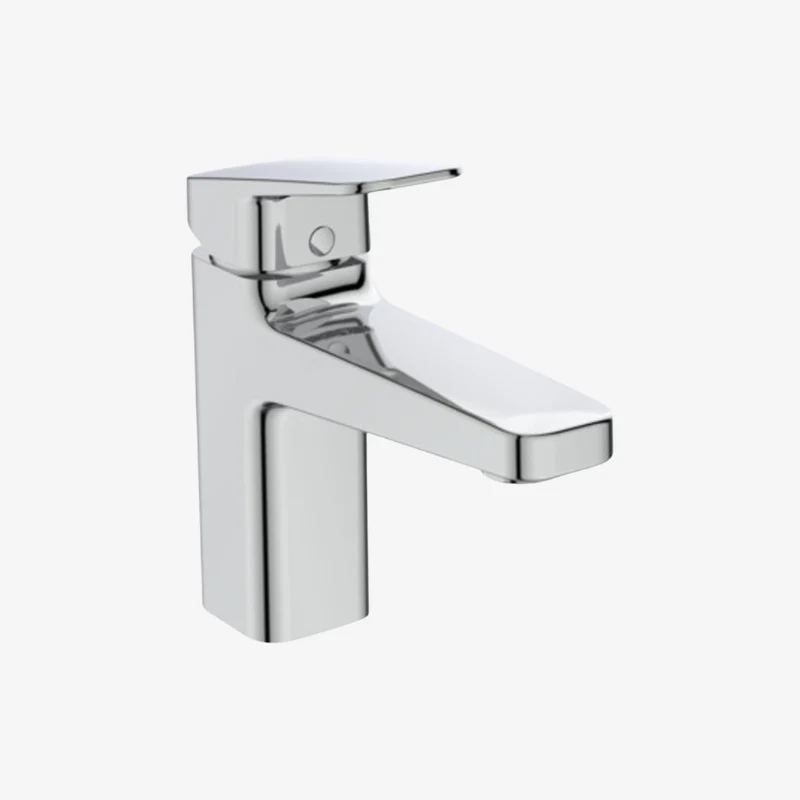 Ideal Standard Ceraplan Chrome Single-Lever Basin Mixer with Flexible Hoses & Pop-Up Waste 196 x 47 x 161 mm